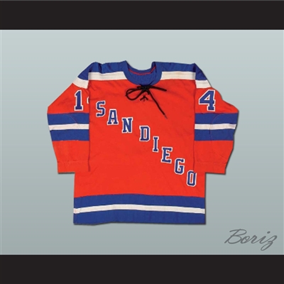 Gerry Pinder San Diego Mariners Hockey Jersey