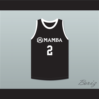 Gianna 2 Mamba Ballers Black Basketball Jersey Version 4