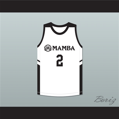 Gianna Bryant 2 Mamba Ballers White Basketball Jersey Version 2