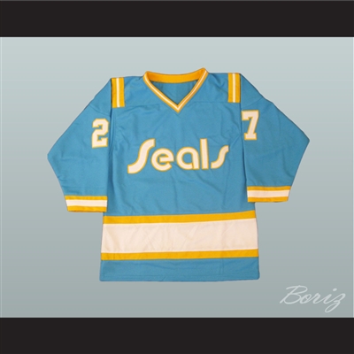 Gilles Meloche 27 California Golden Seals Hockey Jersey