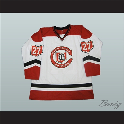 Gilles Meloche 27 Cleveland Barons Hockey Jersey