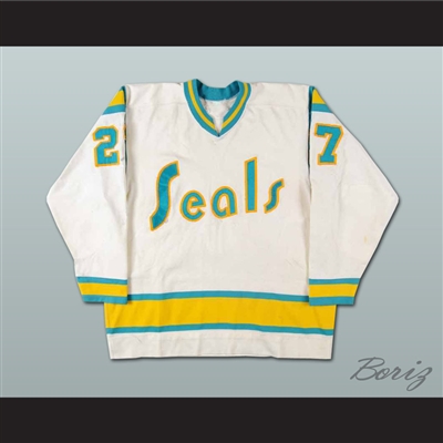 Gilles Meloche Golden Seals Hockey Jersey