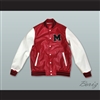 Glee William McKinley High School Red and White Lab Leather Varsity Letterman Jacket