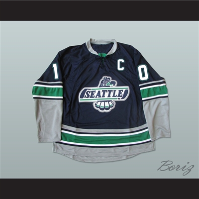 WHL Legend Glen Goodall 10 Seattle T-Birds Hockey Jersey