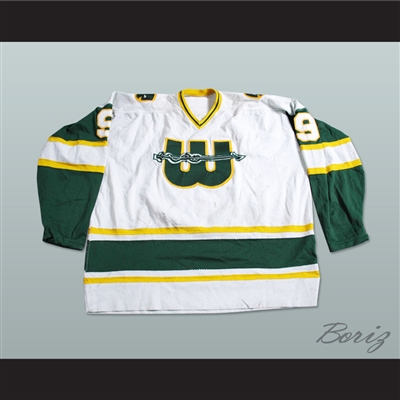 Gordie Howe 9 WHA New England Whalers Hockey Jersey