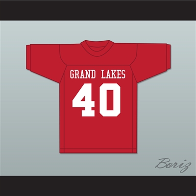 Grand Lakes University Hooters Red Football Jersey Back to School
