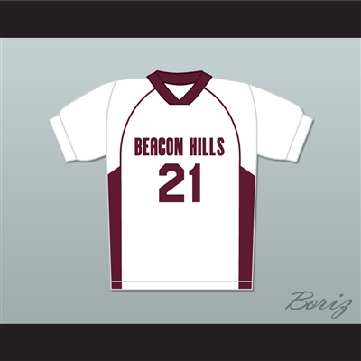 Greenberg 21 Beacon Hills Cyclones Lacrosse Jersey Teen Wolf