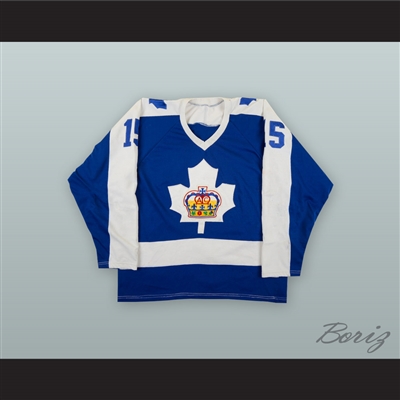 Greg Rolston 15 Toronto Marlboros Blue Hockey Jersey