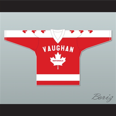 Wayne Gretzky 9 Vaughan Nationals Hockey Jersey Metro Junior B Hockey League