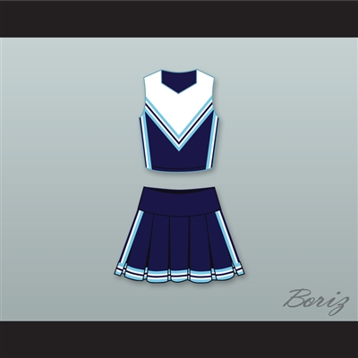 Grove High School Lions Navy Blue Cheerleader Uniform