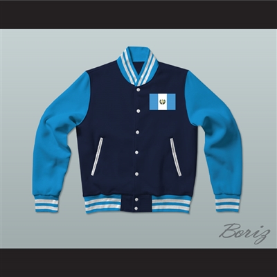 Guatemala Varsity Letterman Jacket-Style Sweatshirt
