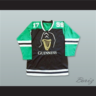 Guinness 1759 Black and Green Hockey Jersey