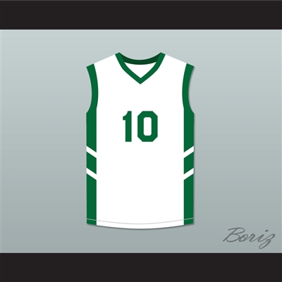 Guy 'Frequent Flyer' Dupree 10 White Basketball Jersey Dennis Rodman's Big Bang in PyongYang
