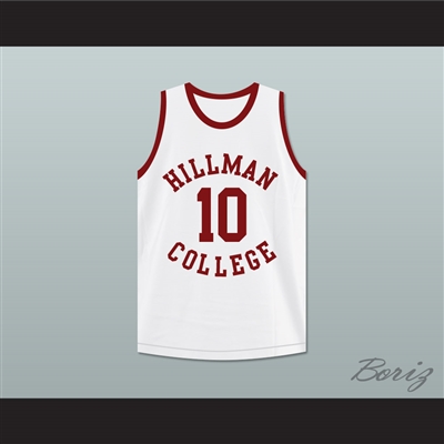 Darryl M. Bell Ronald 'Ron' Johnson 10 Hillman College White Basketball Jersey A Different World