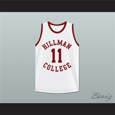 Sinbad Coach Walter Oakes 11 Hillman College White Basketball Jersey A Different World