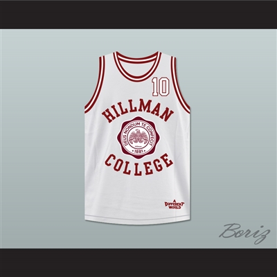 Ronald 'Ron' Johnson 10 Hillman College White Basketball Jersey Deluxe A Different World