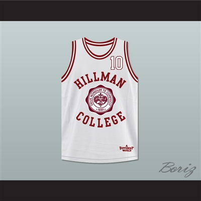 Ronald 'Ron' Johnson 10 Hillman College Theater White Basketball Jersey A Different World