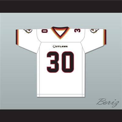 Rod Smart 30 'He Hate Me' Las Vegas Outlaws White Football Jersey