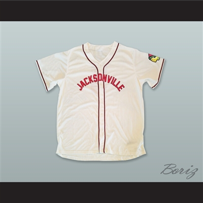 Hank Aaron 5 Jacksonville Braves White Baseball Jersey