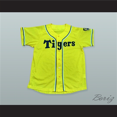 Hanshin Tigers Yellow Baseball Jersey with Patch
