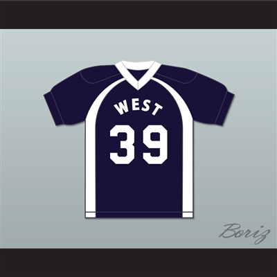 East/West College Bowl D'Glester Hardunkichud 39 West Football Jersey Key & Peele