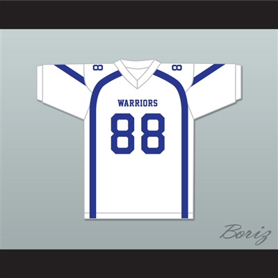 Jason Hardy 88 Liberty Christian School Warriors White Football Jersey