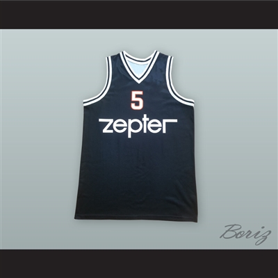 Haris Brkic 5 KK Partizan Belgrade Black Basketball Jersey