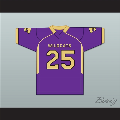 Hassan Haskins 25 Eureka High School Wildcats Purple Football Jersey 1