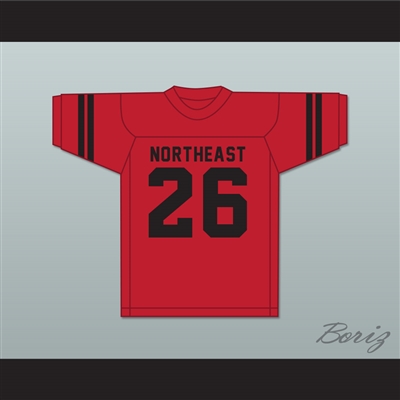 Herb Adderley 26 Northeast High School Vikings Red Football Jersey 2