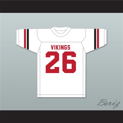 Herb Adderley 26 Northeast High School Vikings White Football Jersey 2