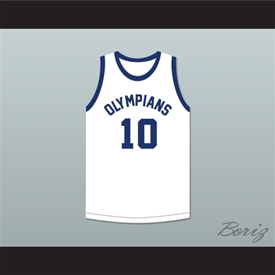 Kleggie Hermsen 10 Indianapolis Olympians Retro White Basketball Jersey