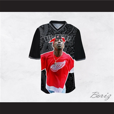 Tupac Shakur Makaveli 06 Hit Em' Up Black Bandana Style Football Jersey