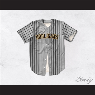Hooligans 24K Gray Baseball Jersey