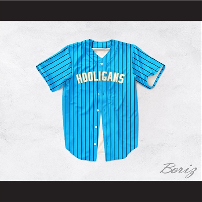 Hooligans 24K Light Blue Baseball Jersey