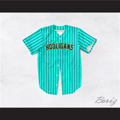 Hooligans 24K Teal Baseball Jersey