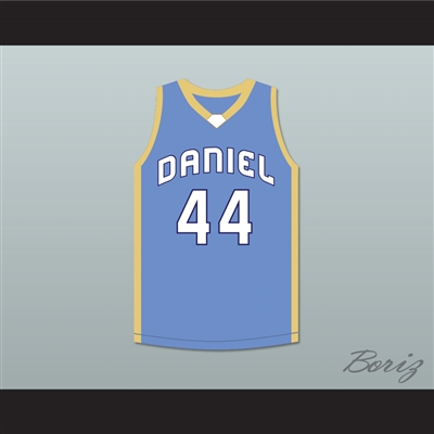 DeAndre Hopkins 44 D. W. Daniel High School Lions Light Blue Basketball Jersey