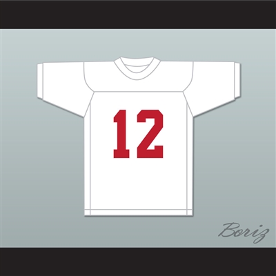 Hose Manning 12 Miami White Football Jersey Semi-Tough
