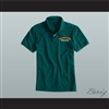 Ricky Bobby Hugalo's Pizza Logo 2 Dark Green Polo Shirt