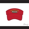 Hugalo's Pizza Logo 2 Red Baseball Visor Hat