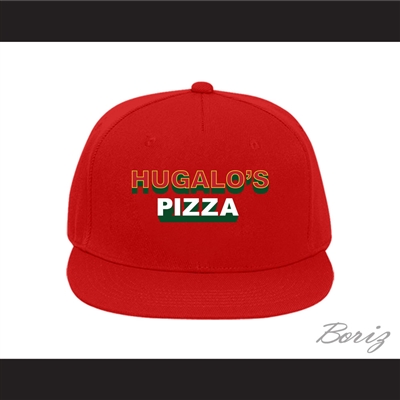 Ricky Bobby Hugalo's Pizza Logo 3 Red Baseball Hat