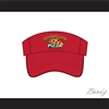 Hugalo's Pizza Logo 4 Red Baseball Visor Hat