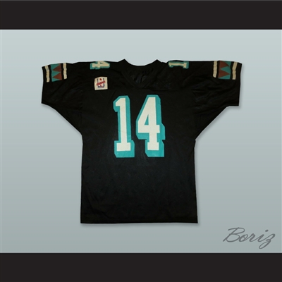 Hunkie Cooper 14 Arizona Rattlers Black Football Jersey