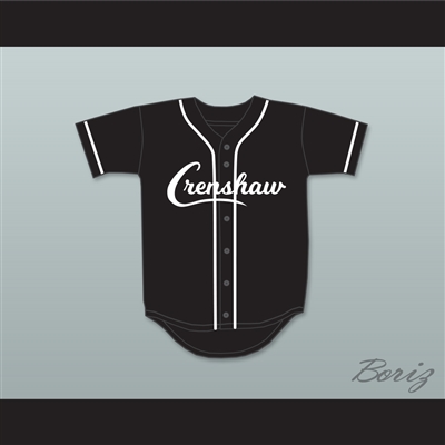Nipsey Hussle 33 Crenshaw Black Baseball Jersey