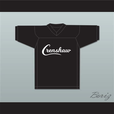 Nipsey Hussle 33 Crenshaw Black Football Jersey