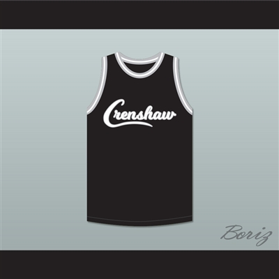 Nipsey Hussle 33 Crenshaw Black Basketball Jersey