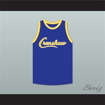 Nipsey Hussle 33 Crenshaw Blue Basketball Jersey