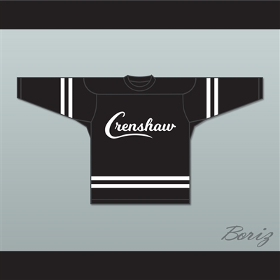 Nipsey Hussle 33 Crenshaw Black Hockey Jersey