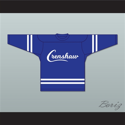 Nipsey Hussle 33 Crenshaw Blue Hockey Jersey