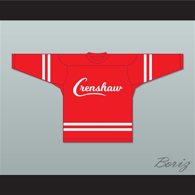 Nipsey Hussle 33 Crenshaw Red Hockey Jersey