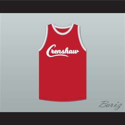 Nipsey Hussle 33 Crenshaw Red Basketball Jersey